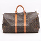 Louis Vuitton Monogram Keepall 50 Leather Boston Bag Tote Carry — view 2