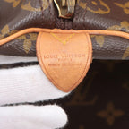 Louis Vuitton Monogram Keepall 50 Leather Boston Bag Tote Carry — view 9