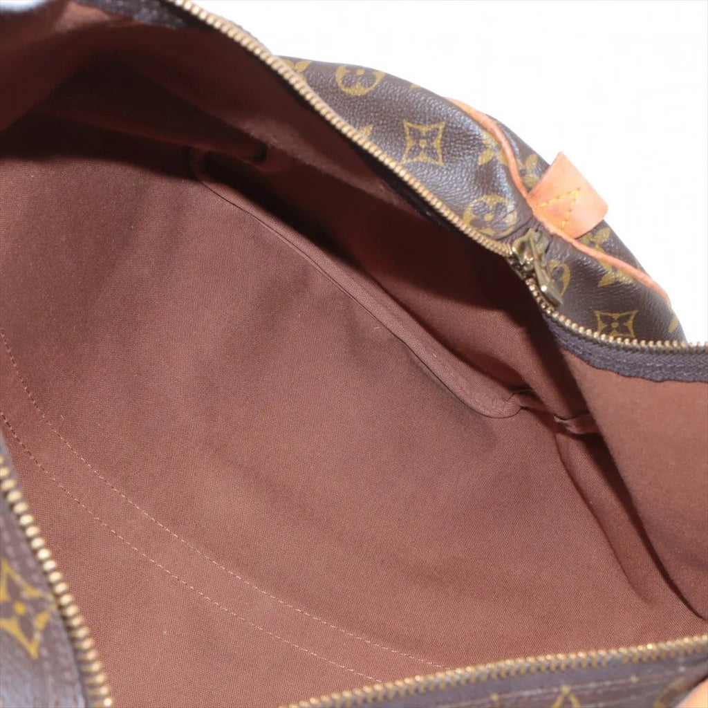 Louis Vuitton Monogram Keepall 50 Leather Boston Bag Tote Carry — view 7