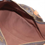 Louis Vuitton Monogram Keepall 50 Leather Boston Bag Tote Carry — view 7