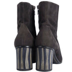 Hermes Boots Short Suede Leather Heels — view 5