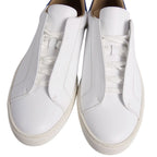 Hermes Sneakers Low Cut Leather Shoes — view 3