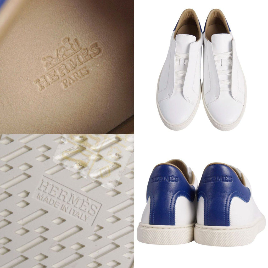 Hermes Sneakers Low Cut Leather Shoes — view 9