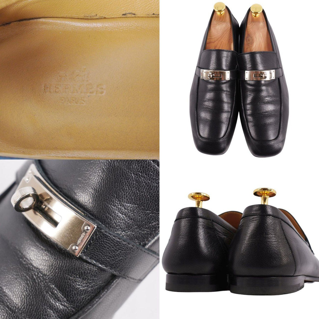 Hermes Loafers Moccasin Kelly Business — view 9