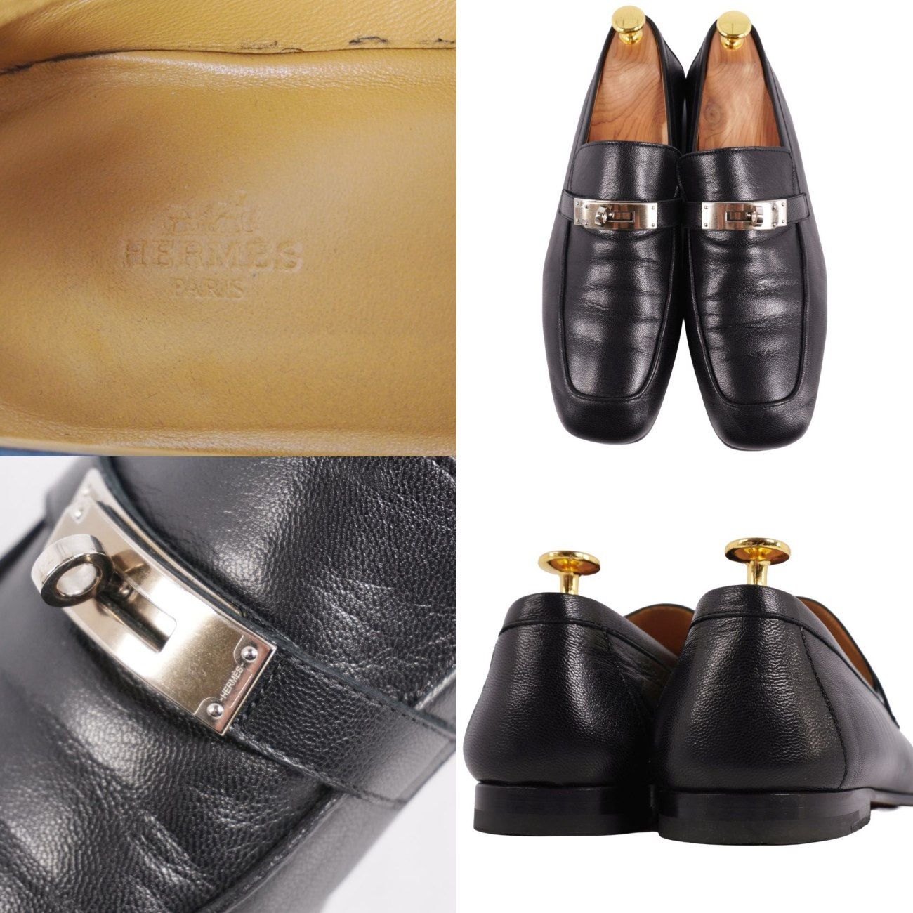 Hermes Loafers Moccasin Kelly Business — view 9