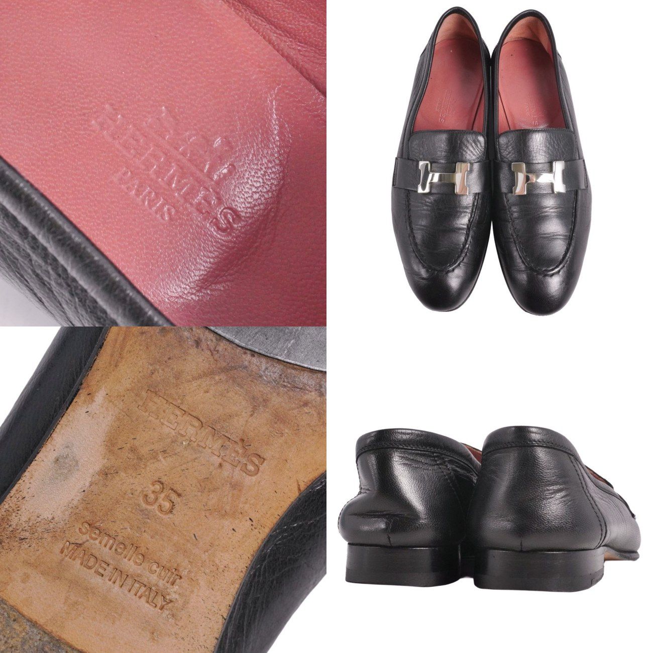 Hermes Loafers Moccasins Paris Constant — view 9