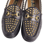 Gucci Loafers Moccasins Horsebit Studs Leather — view 3