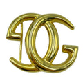 Gucci Buckle Gold GG Logo on Belt