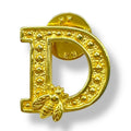 Dior Brooch Gold Bee Logo