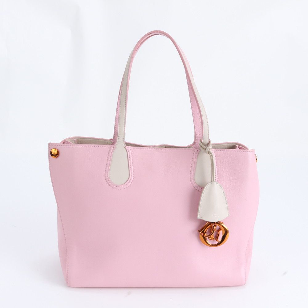 Dior Addict Tote Leather Shoulder Hand Pink