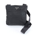 Prada Tessuto Nylon Triangle Logo Leather Shoulder Bag Crossbody Messenger Tote