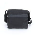 Prada Tessuto Nylon Triangle Logo Leather Shoulder Bag Crossbody Messenger — view 2