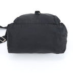 Prada Tessuto Nylon Triangle Logo Leather Shoulder Bag Crossbody Messenger — view 6