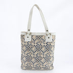 Celine Leather All Over Pattern Tote Shoulder Hand — view 3