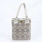 Celine Leather All Over Pattern Tote Shoulder Hand