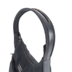 Gucci 001 Leather Shoulder Bag Black — view 2