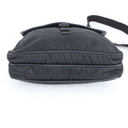 Prada Tessuto Nylon Leather Shoulder Bag Crossbody Messenger Business Black — view 5