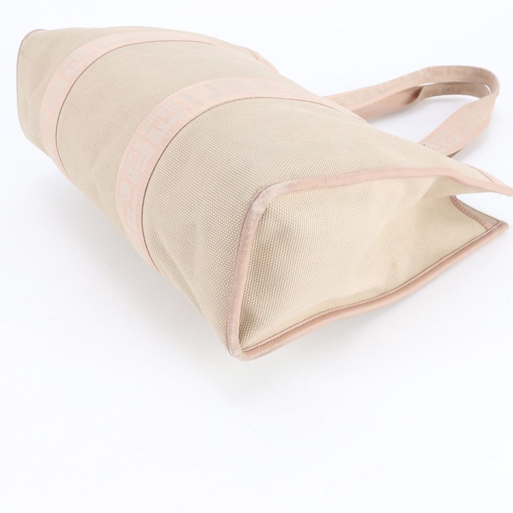 Fendi FF Logo Zucca Leather Tote Shoulder Hand — view 5