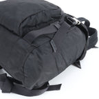 Prada Tessuto Nylon Triangle Logo Leather Backpack Shoulder — view 4