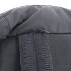 Prada Tessuto Nylon Triangle Logo Leather Backpack Shoulder — view 9