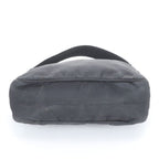 Prada Tessuto Nylon Triangle Logo Handbag Tote Black — view 5