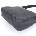 Prada Tessuto Nylon Triangle Logo Handbag Tote Black — view 6
