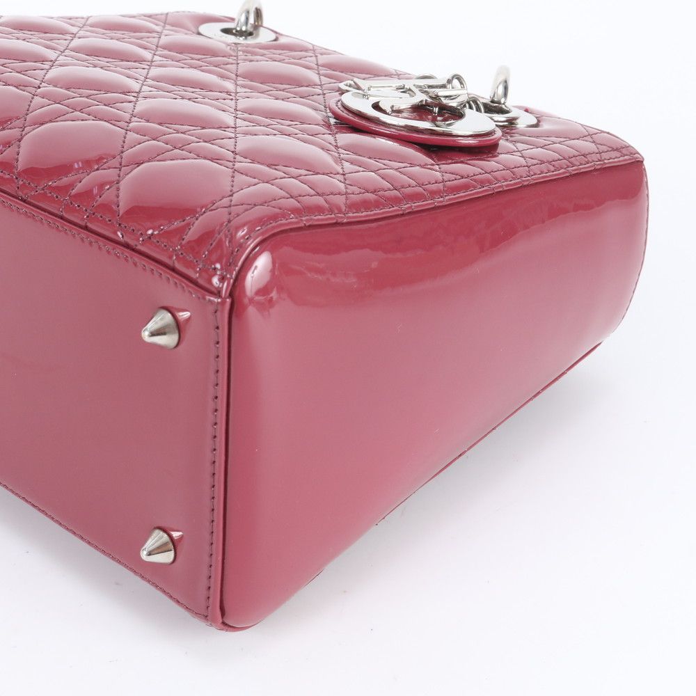 Dior Cannage Lady Leather Handbag Tote — view 4
