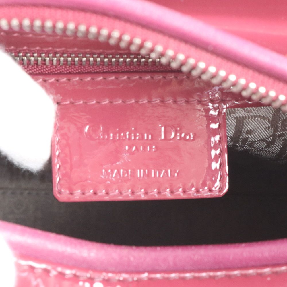 Dior Cannage Lady Leather Handbag Tote — view 9