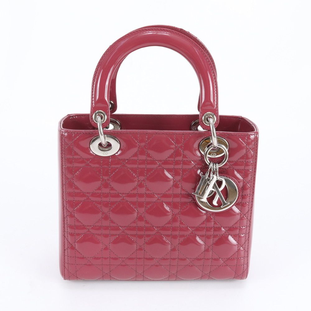 Dior Cannage Lady Leather Handbag Tote