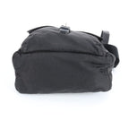 Prada Tessuto Nylon Triangle Logo Leather Shoulder Bag Crossbody Messenger — view 5