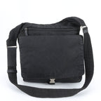 Prada Tessuto Nylon Triangle Logo Leather Shoulder Bag Crossbody