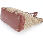 Gucci GG Canvas Marrakech Leather Tote Shoulder Hand — view 5