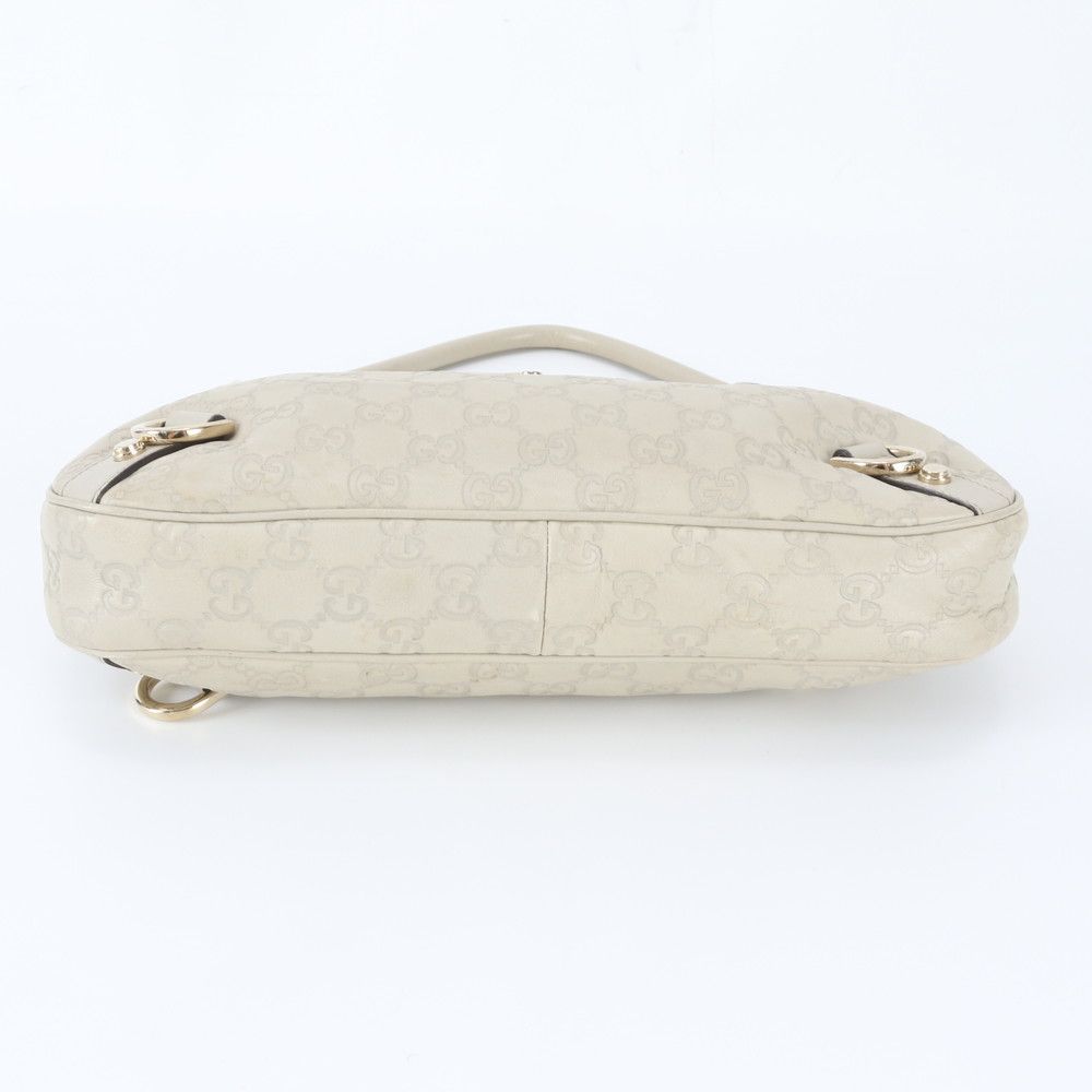 Gucci Guccissima Abbey Leather Shoulder Bag Hand — view 5