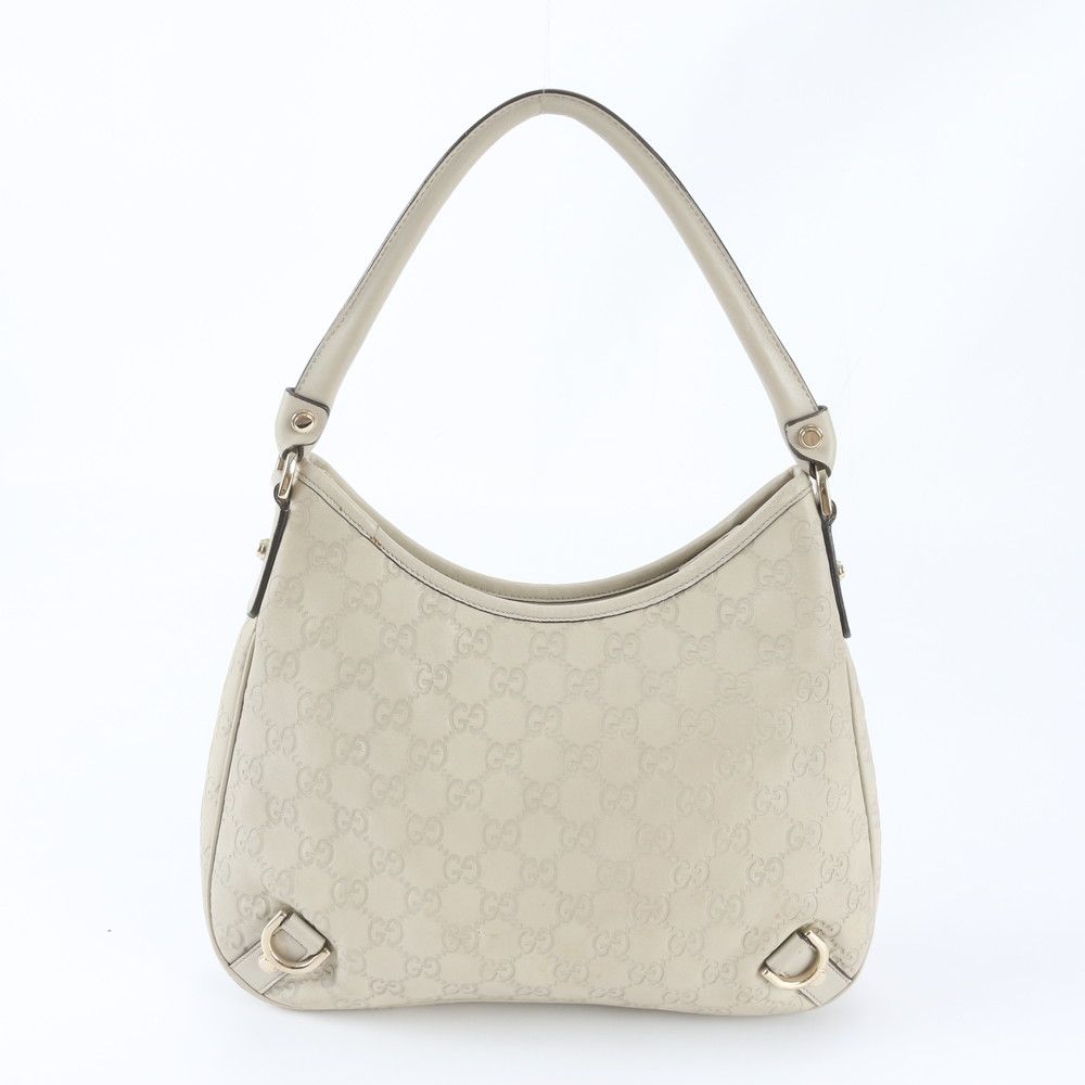 Gucci Guccissima Abbey Leather Shoulder Bag Hand — view 3