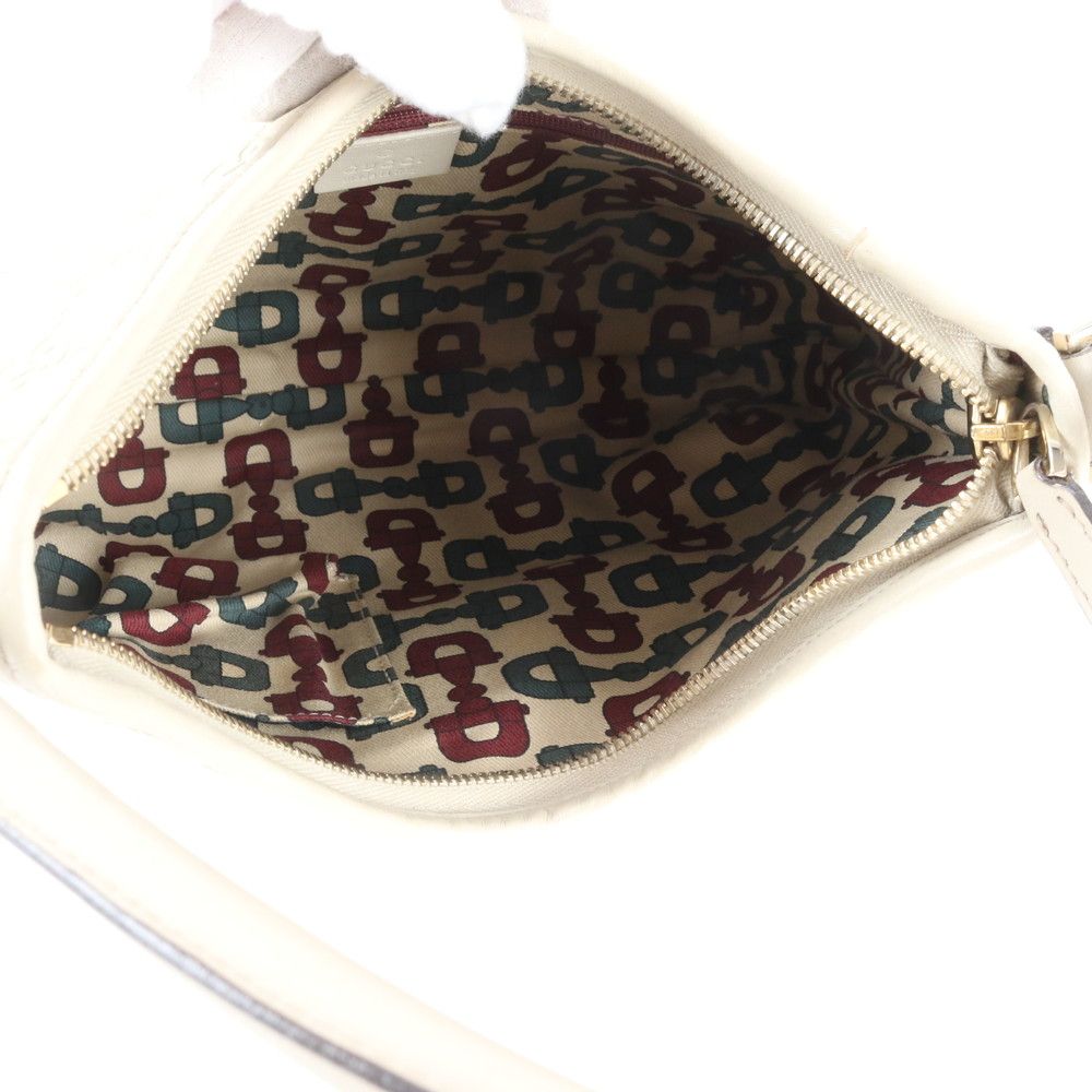 Gucci Guccissima Abbey Leather Shoulder Bag Hand — view 7