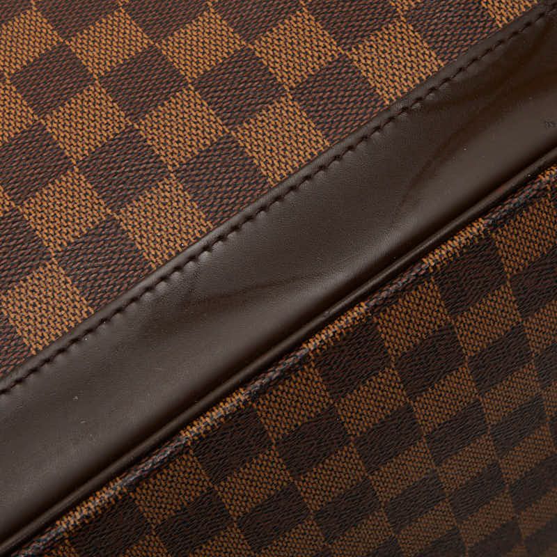 Louis Vuitton Damier West End PM Boston Bag 2-Way Brown Leather — view 8