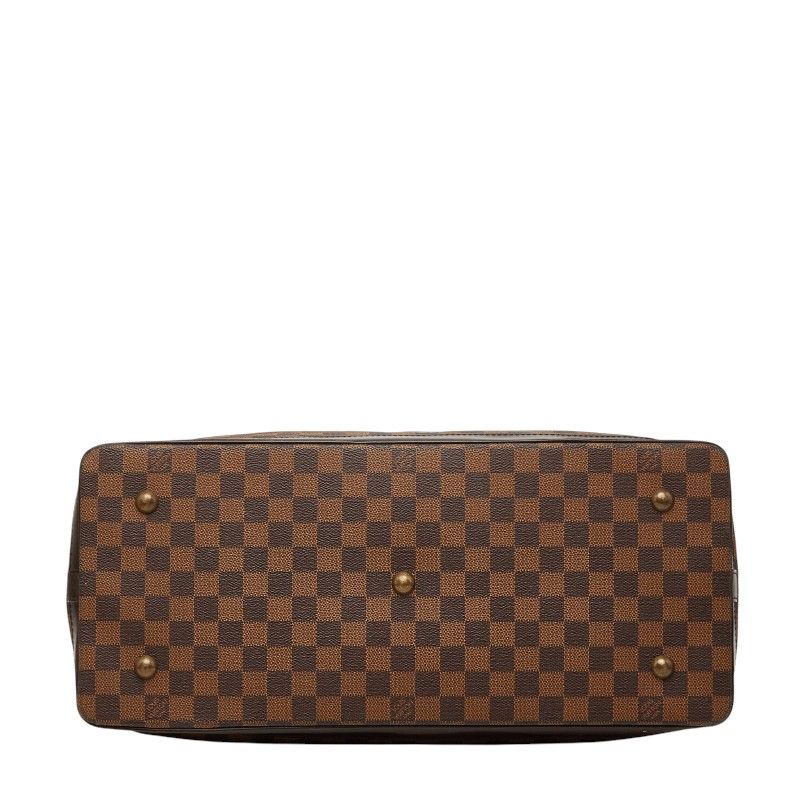 Louis Vuitton Damier West End PM Boston Bag 2-Way Brown Leather — view 3
