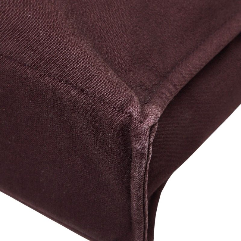 Hermes Fourre Tout MM Tote Wine Red Canvas — view 6