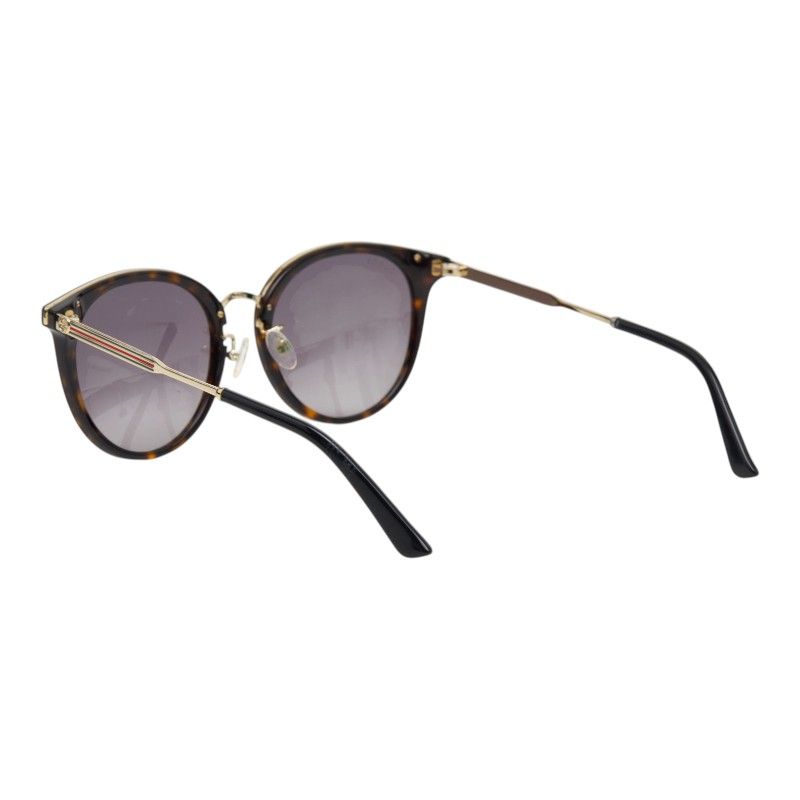 Gucci Interlocking Sherry Line Asian Fit Sunglasses Black Acetate 1- Eyewear — view 2