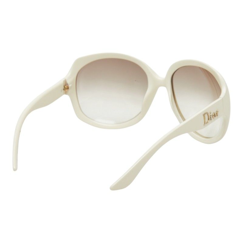 Dior Gradient Sunglasses White Acetate 1- Eyewear — view 3