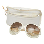 Dior Gradient Sunglasses White Acetate 1- Eyewear — view 8