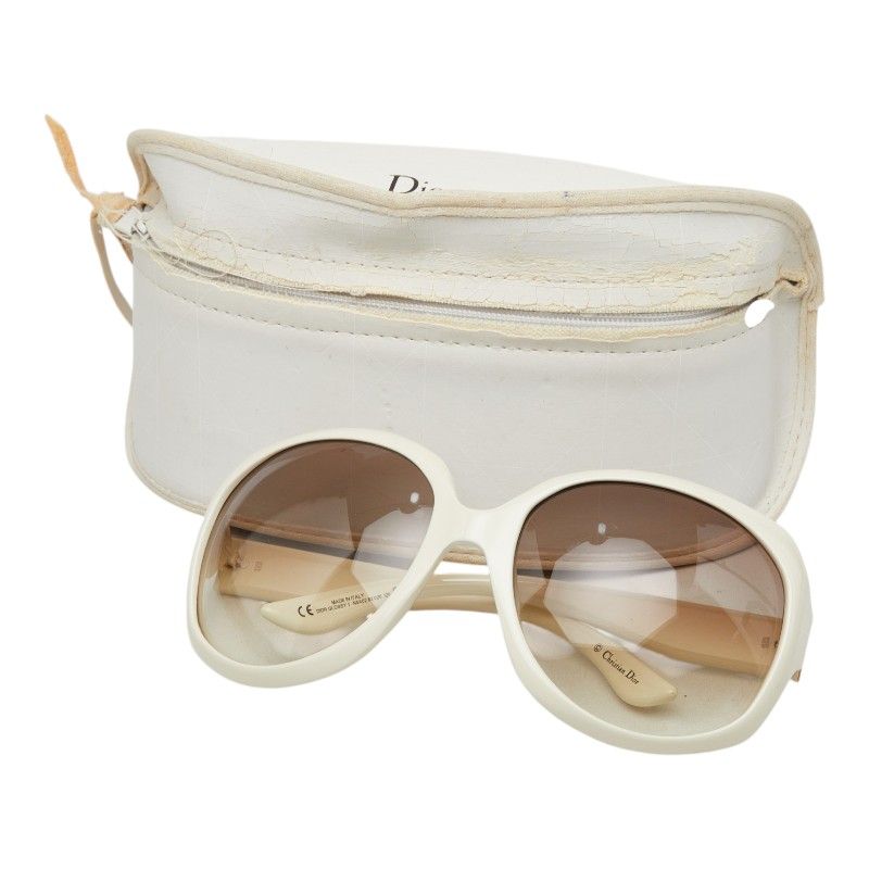 Dior Gradient Sunglasses White Acetate 1- Eyewear — view 8