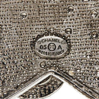 Chanel CC Logo Star Motif Brooch 05 Silver Metal Rhinestone — view 4