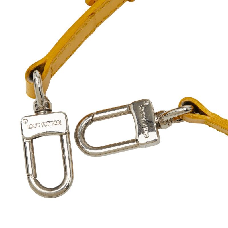 Louis Vuitton Shoulder Strap Yellow Leather — view 4