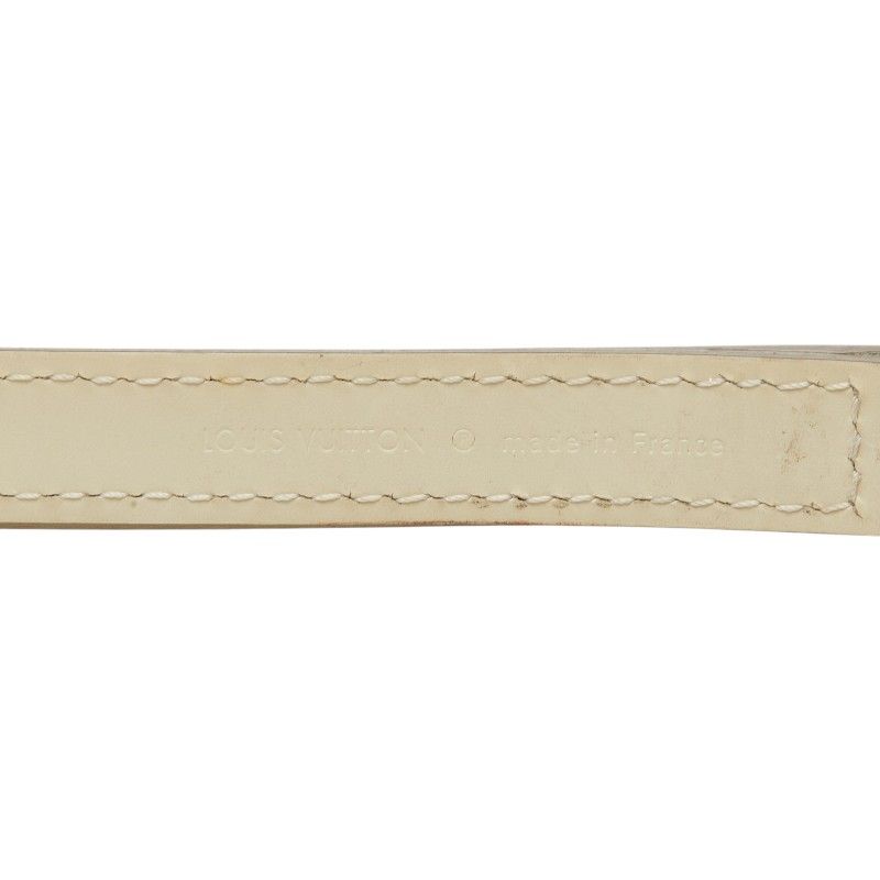 Louis Vuitton Shoulder Strap White Leather — view 5