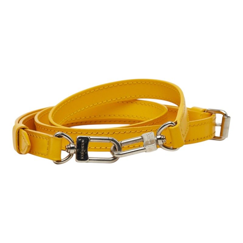 Louis Vuitton Shoulder Strap Yellow Leather