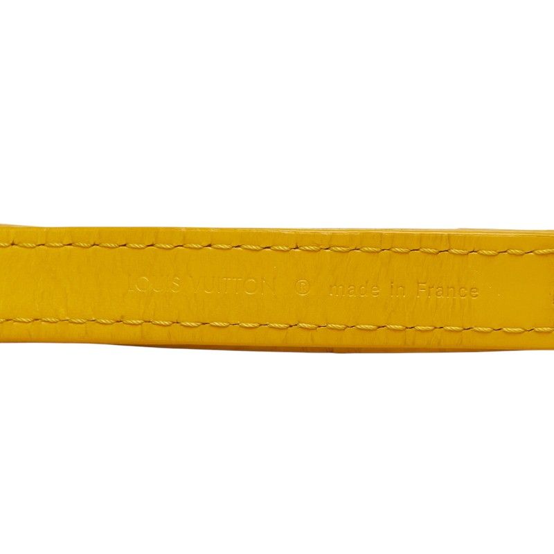 Louis Vuitton Shoulder Strap Yellow Leather — view 5