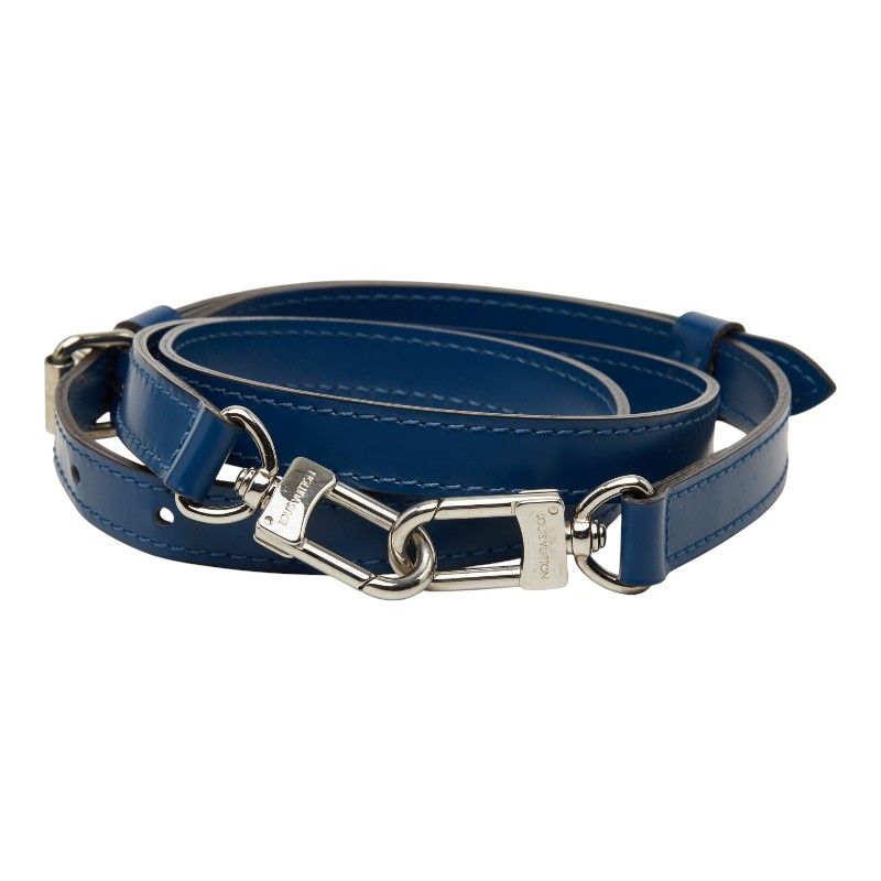 Louis Vuitton Shoulder Strap Navy Leather