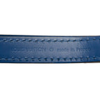 Louis Vuitton Shoulder Strap Navy Leather — view 4