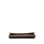 Louis Vuitton Monogram Pochette Twin GM Crossbody Shoulder Bag Brown Leather — view 3